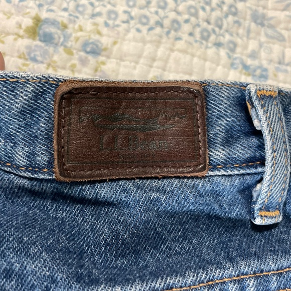Flannel lined LL Bean Jeans - Picture 2 of 3